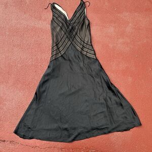 Adrianna Papell Sleeveless Bead Embellished Bodice with Beige Lining Long Dress